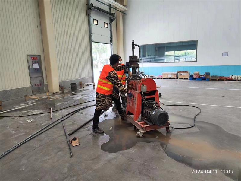 当雄厂房地面下沉塌陷注浆加固施工